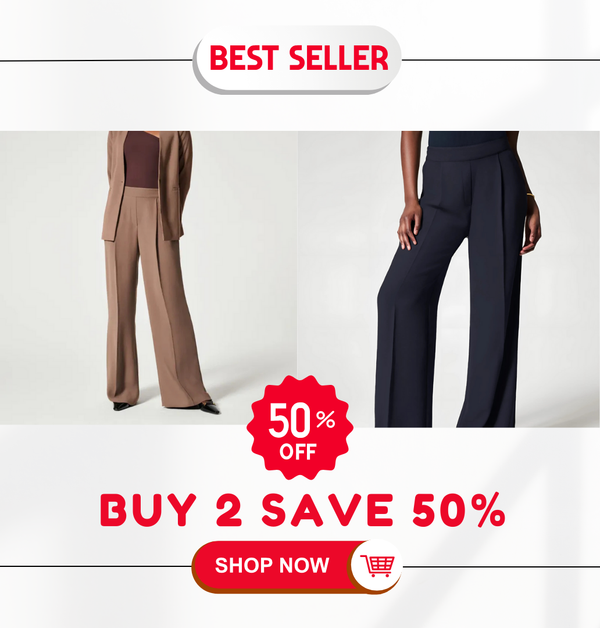 π₯ HOT SALE 50% OFF β¨ Crepe Pleated Women Trousers
