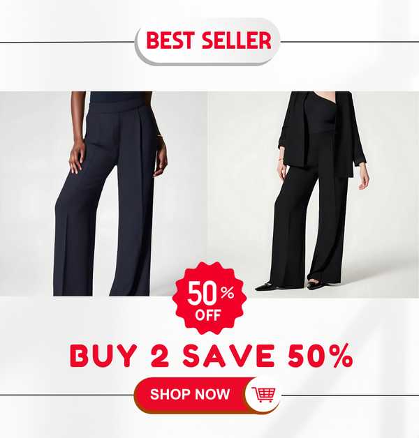 π₯ HOT SALE 50% OFF β¨ Crepe Pleated Women Trousers