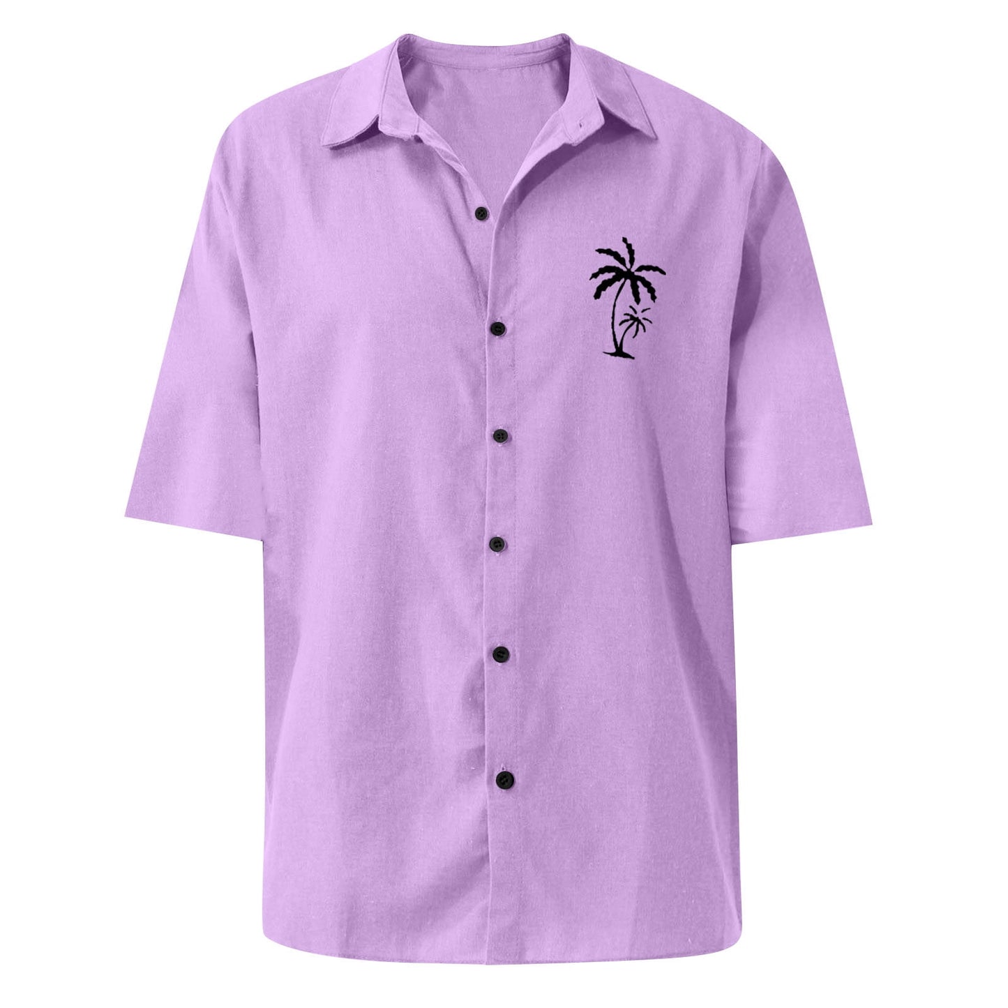 Classic Beach Men Polo Shirt Collar Short Sleeved Work Shirts for Men