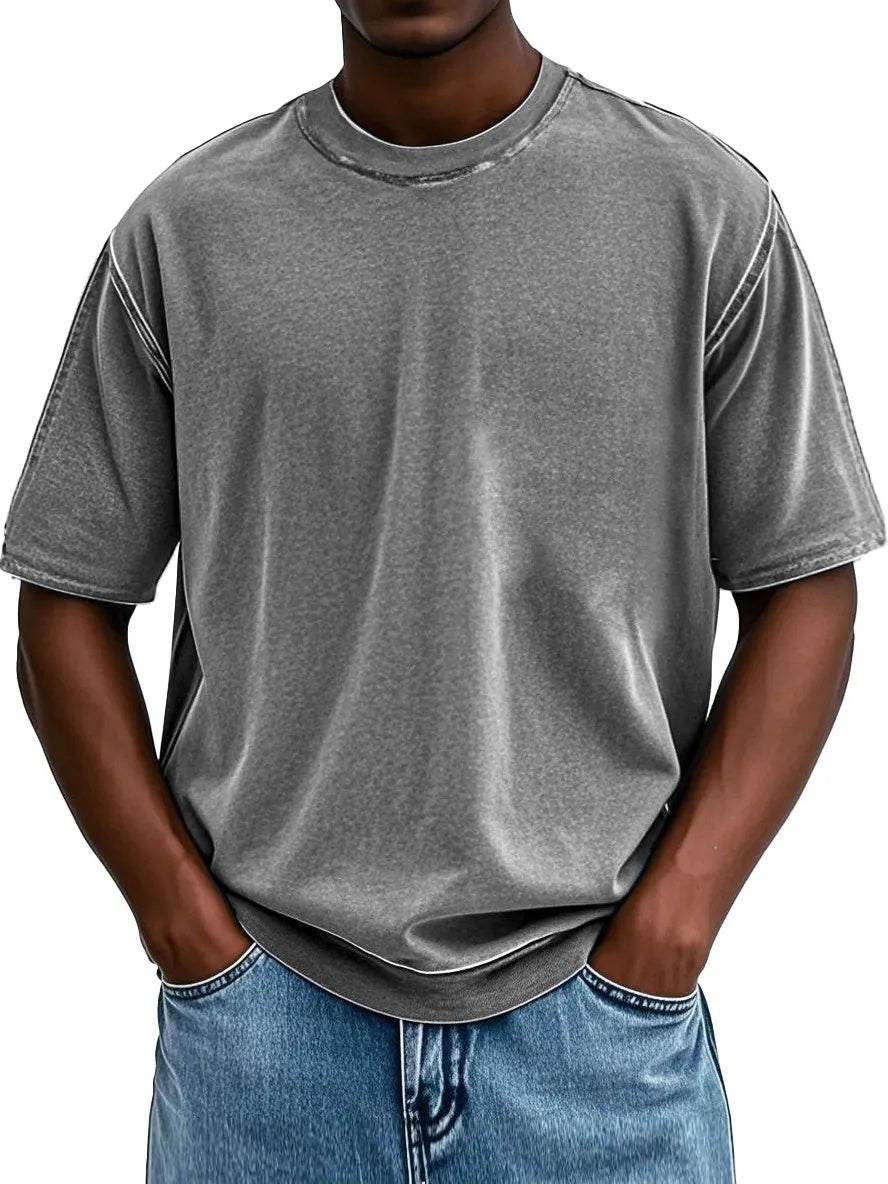 Independence Day Sale⚡10 Packs for $34.99⚡ -Fashion Washed Retro Round Neck Short-sleeved T-shirt(Unisex)