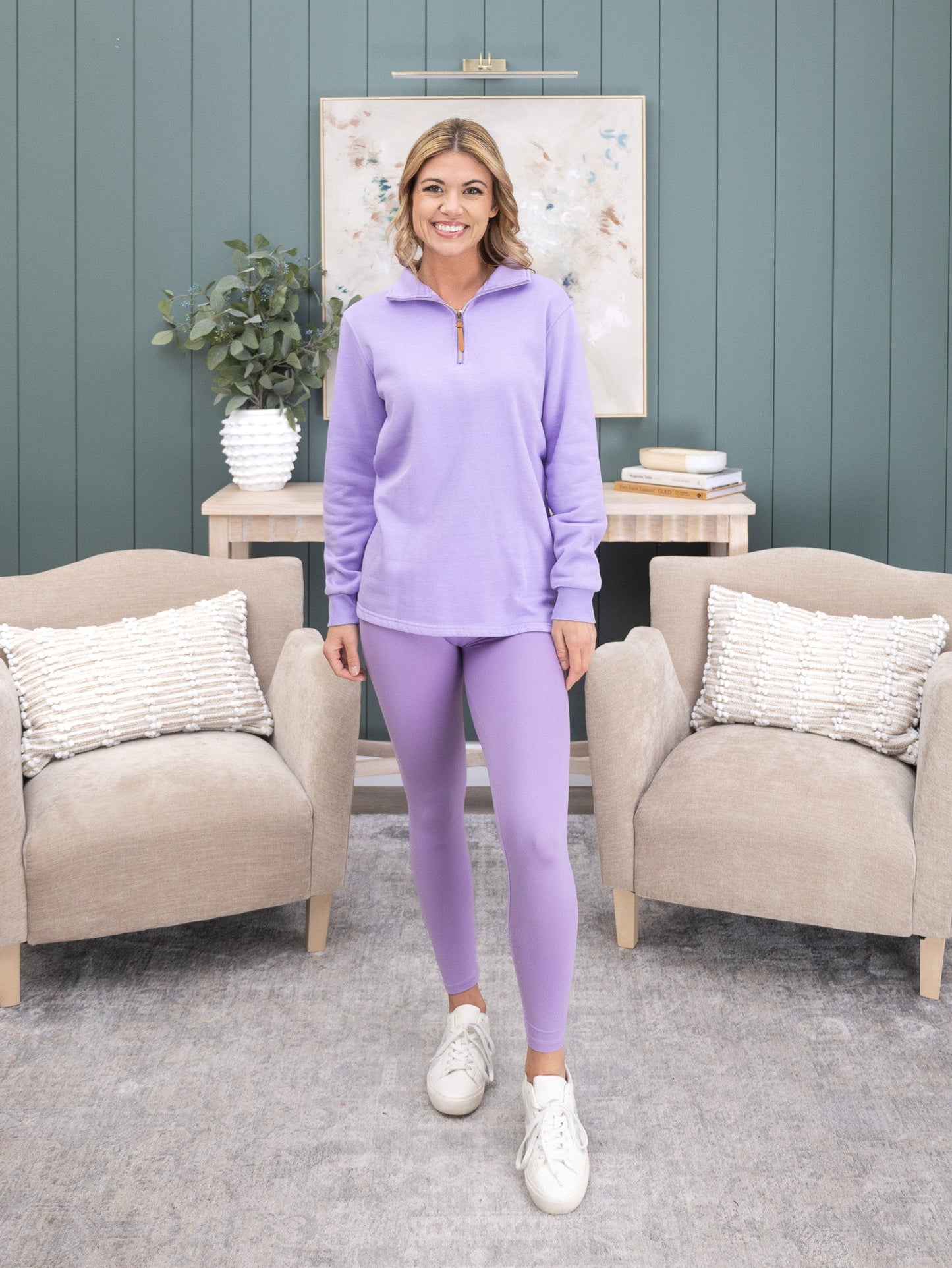 1/4 Zip "Lived - In" Garment Washed Pullover by DD Design | S-5XL