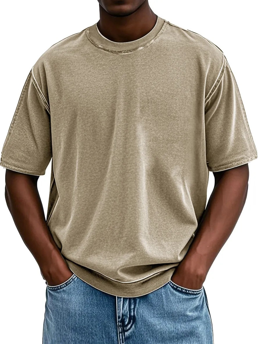 Independence Day Sale⚡10 Packs for $34.99⚡ -Fashion Washed Retro Round Neck Short-sleeved T-shirt(Unisex)