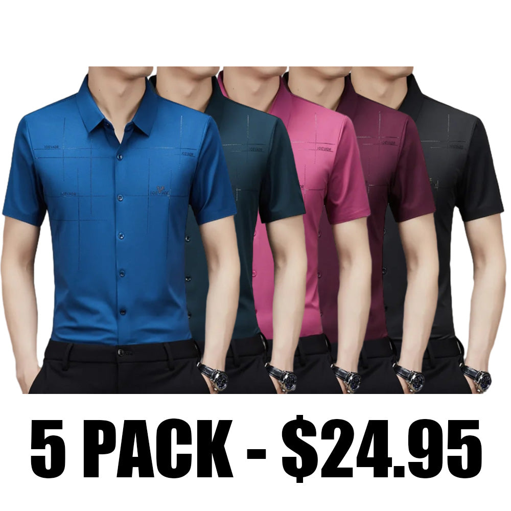 🔥LAST DAY 49% OFF - MEN'S ICE SILK BUSINESS SHIRT