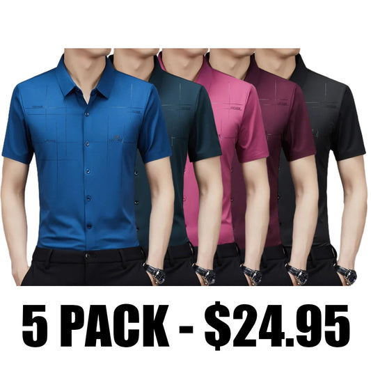 🔥LAST DAY 49% OFF - MEN'S ICE SILK BUSINESS SHIRT