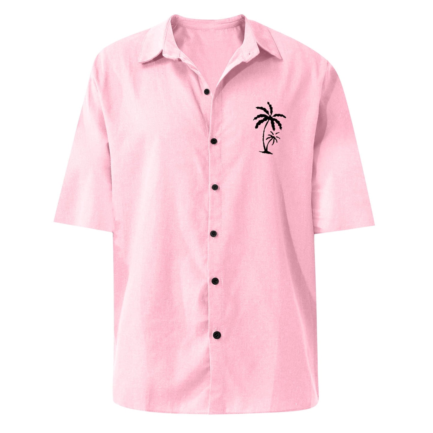 Classic Beach Men Polo Shirt Collar Short Sleeved Work Shirts for Men