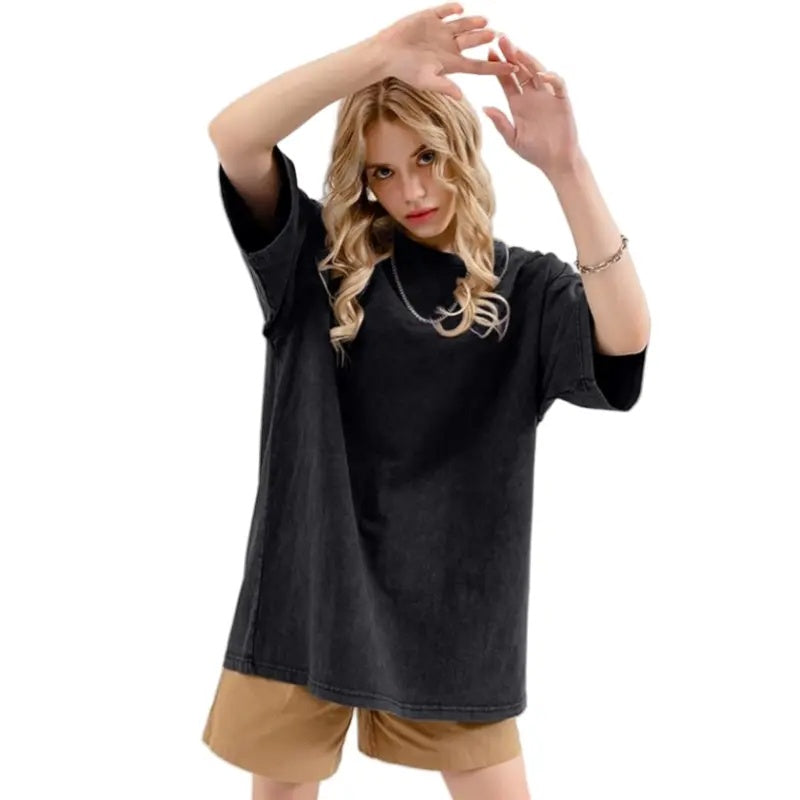 Independence Day Sale⚡10 Packs for $34.99⚡ -Fashion Washed Retro Round Neck Short-sleeved T-shirt(Unisex)