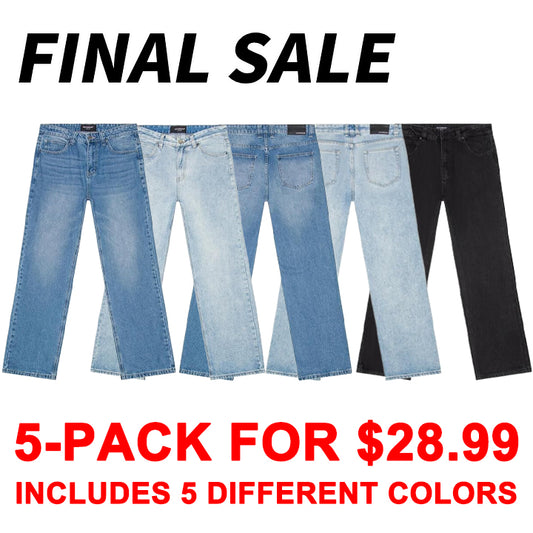 13oz Heritage Baggy Denim – Modern Fit 100% Cotton Menswear