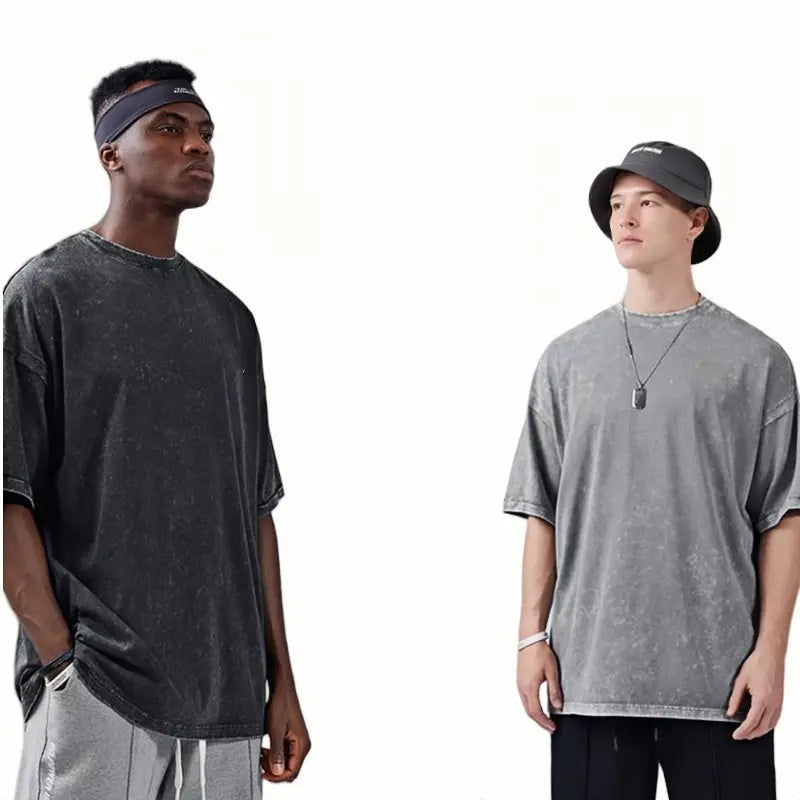 Independence Day Sale⚡10 Packs for $34.99⚡ -Fashion Washed Retro Round Neck Short-sleeved T-shirt(Unisex)