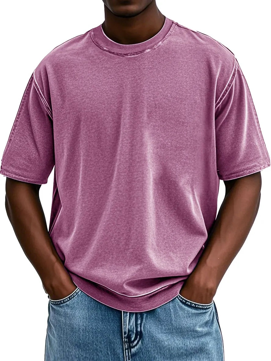 Independence Day Sale⚡10 Packs for $34.99⚡ -Fashion Washed Retro Round Neck Short-sleeved T-shirt(Unisex)