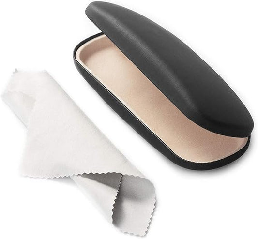 Durable Hard Shell Glasses Case – Portable Large Capacity Eyeglass Holder with Soft Lining, Magnetic Closure, Unisex for Sunglasses/Reading Glasses/Prescription Eyewear