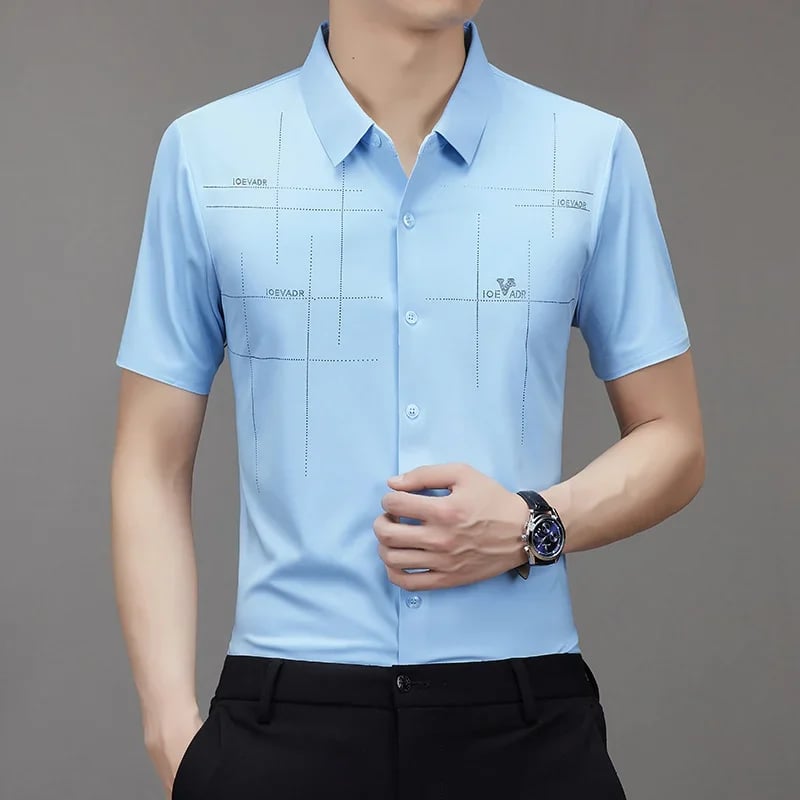 🔥LAST DAY 49% OFF - MEN'S ICE SILK BUSINESS SHIRT