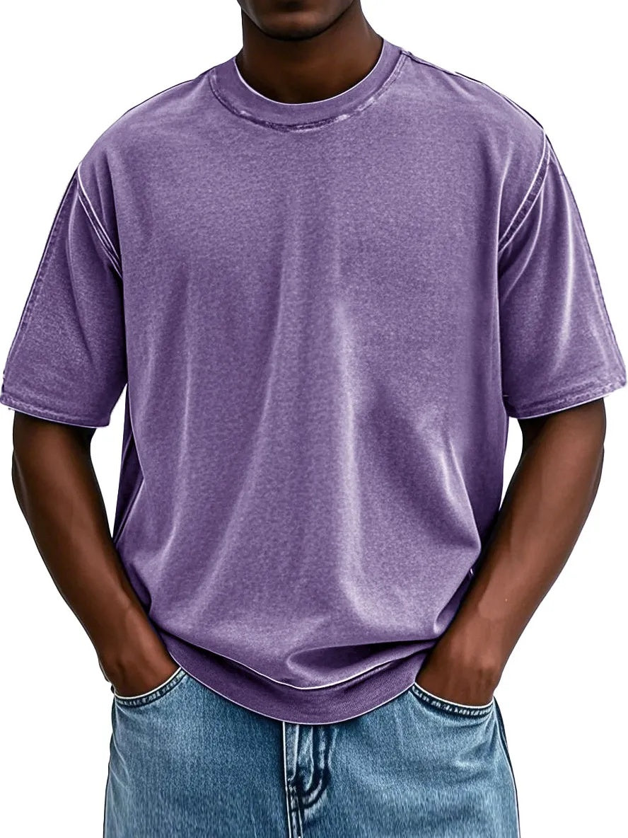 Independence Day Sale⚡10 Packs for $34.99⚡ -Fashion Washed Retro Round Neck Short-sleeved T-shirt(Unisex)