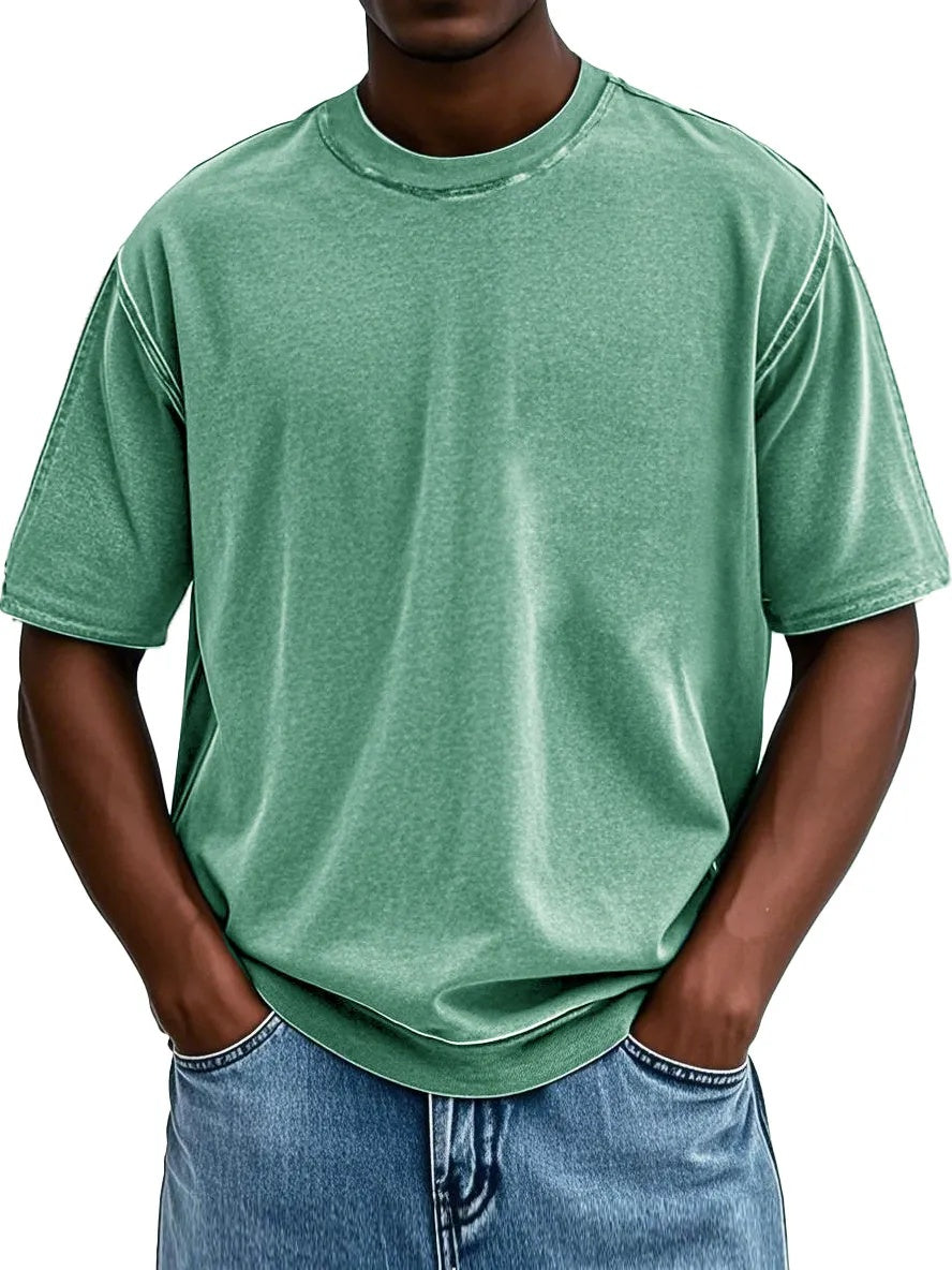 Independence Day Sale⚡10 Packs for $34.99⚡ -Fashion Washed Retro Round Neck Short-sleeved T-shirt(Unisex)
