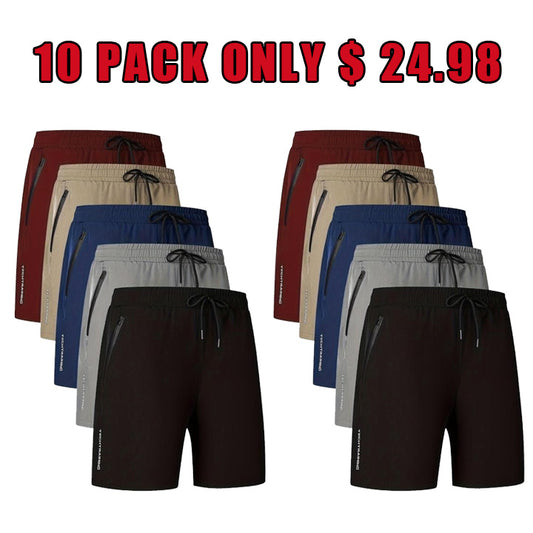 💥LAST DAY SALE 49% OFF💥Men's Letter Print Drawstring Waist Shorts