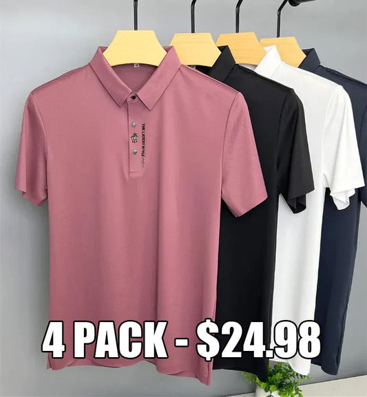 Veneto: Wrinkle-Free Muscle Fit Polo Shirt
